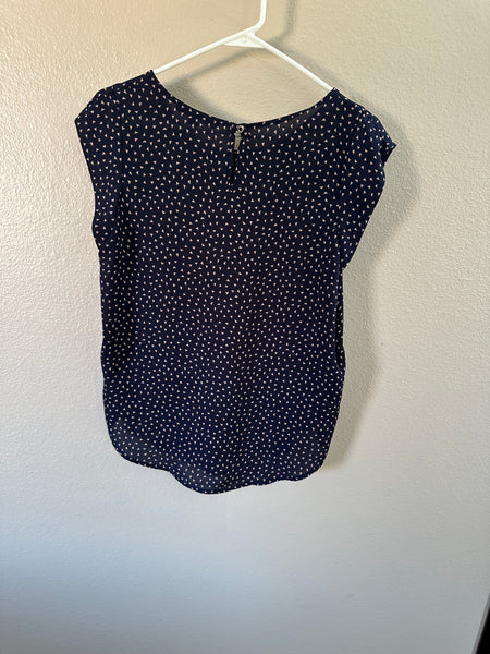 Sweet Rain Navy Blue Blouse