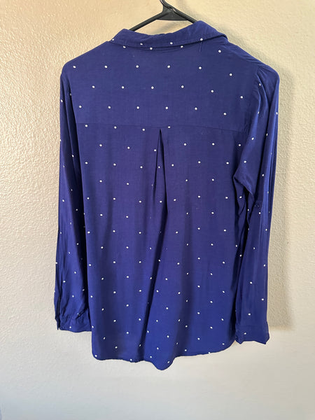 Milk & Honey Blue Blouse