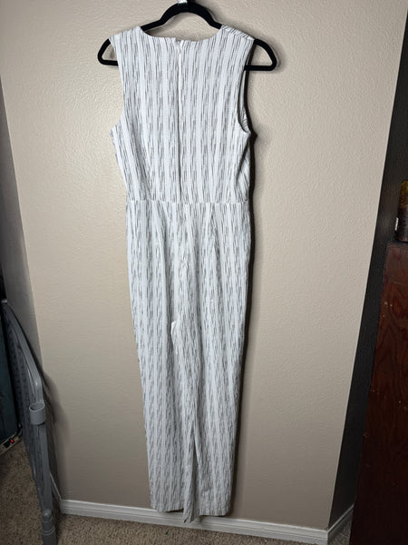 Calvin Klein Women's White Pantsuit Size 8