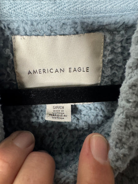 American Eagle Women's Blue Sherpa Size S