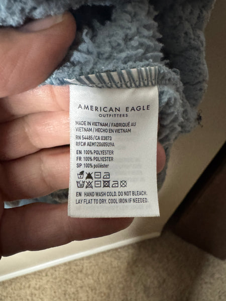 American Eagle Women's Blue Sherpa Size S