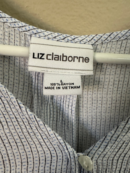 Liz Claiborne Blue Blouse