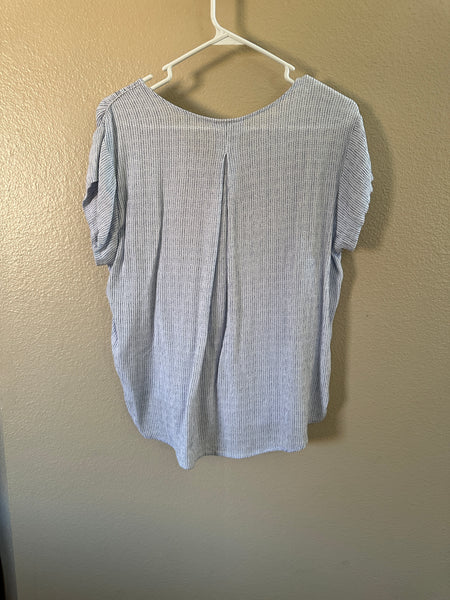 Liz Claiborne Blue Blouse