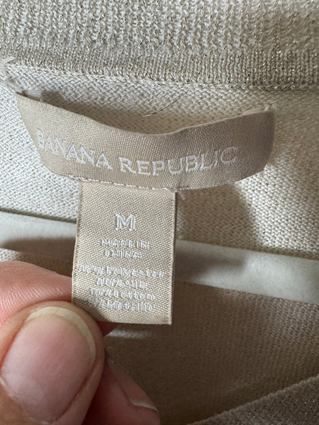 Banana Republic Women's Tan Sweater Size M