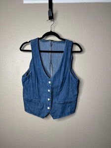 Express Women's Denim Vest 