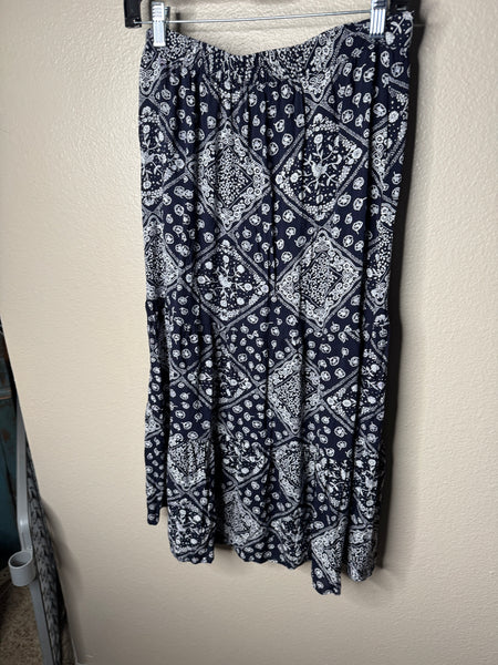 T Tahari Women's Blue Skirt Size M