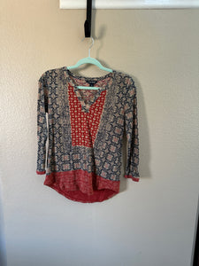 Lucky Brand Peasant Blouse