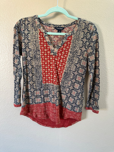 Lucky Brand Peasant Blouse