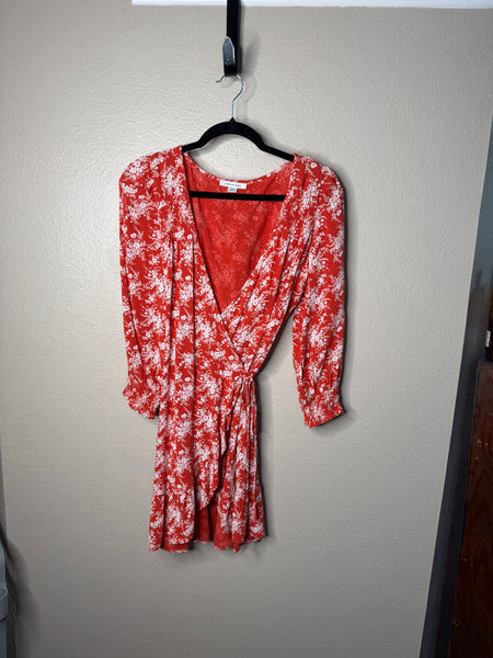 American Eagle Women's Red/Orange Dress