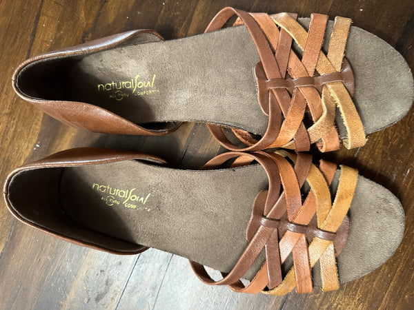 Natural Soul Brown Sandals