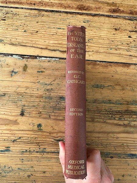 1926 Hunter Tods Diseases of the Ear spine