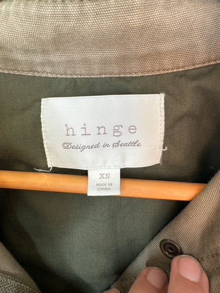 Hinge Women's Olive Green Jacket Size XS