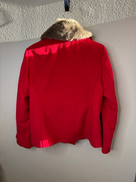 Banana Republic Women's Red Coat Size L