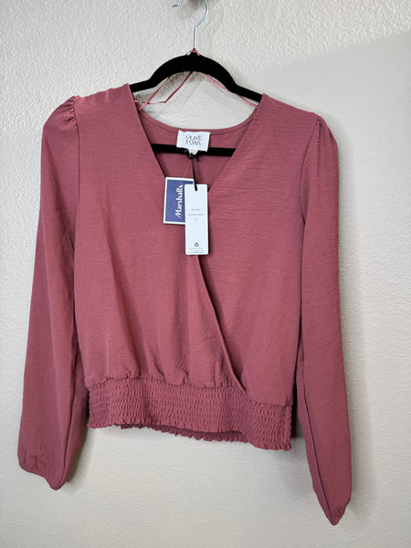 NWT-Olive & Oak Women's Pink Blouse Size M