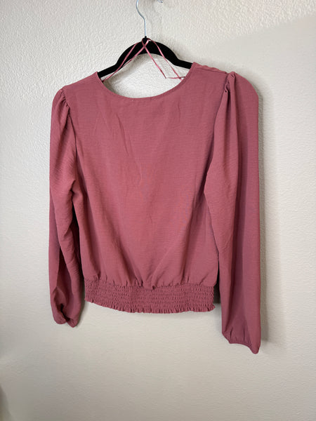 NWT-Olive & Oak Women's Pink Blouse Size M