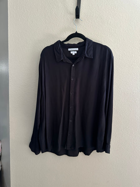 Another Influence Black Mens Dress Shirt