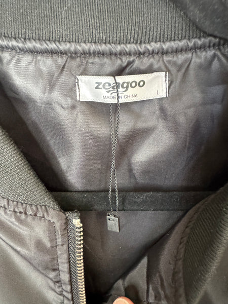 Zeagoo Women's Black Jacket Size L