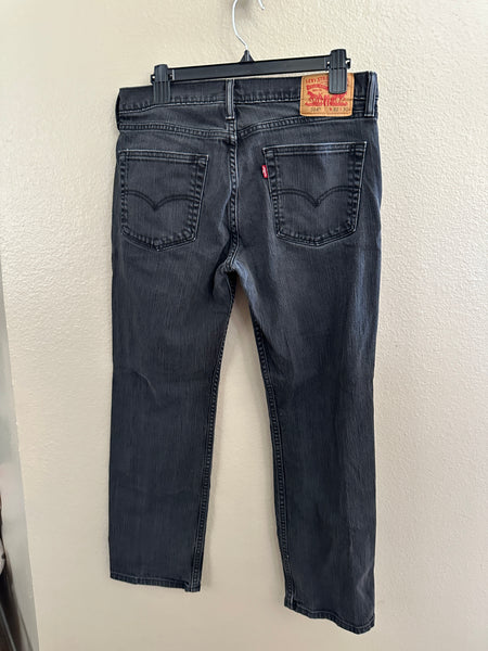 Levis 514 Black Jeans