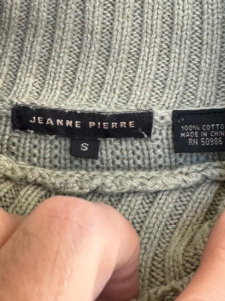 Jeanne Pierre Green Sweater