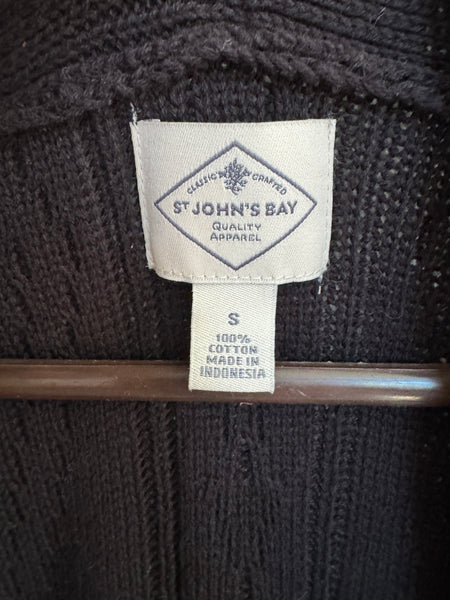 St. John's Bay Black Cardigan