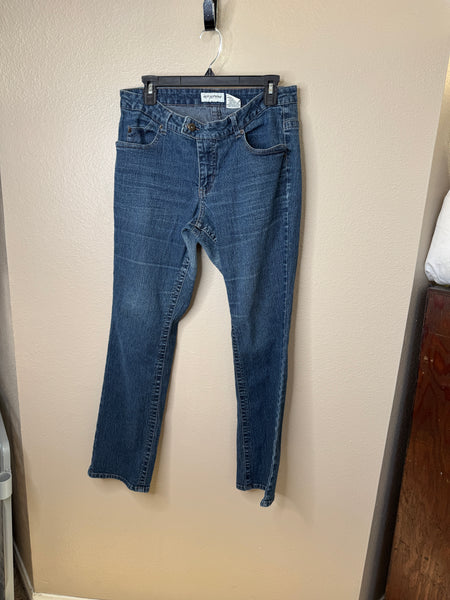 Hot Bottom Women's Denim Straight Jeans Size 18