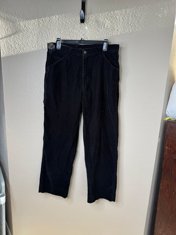 Old Navy Men's Black Corduroy Cargo Pants