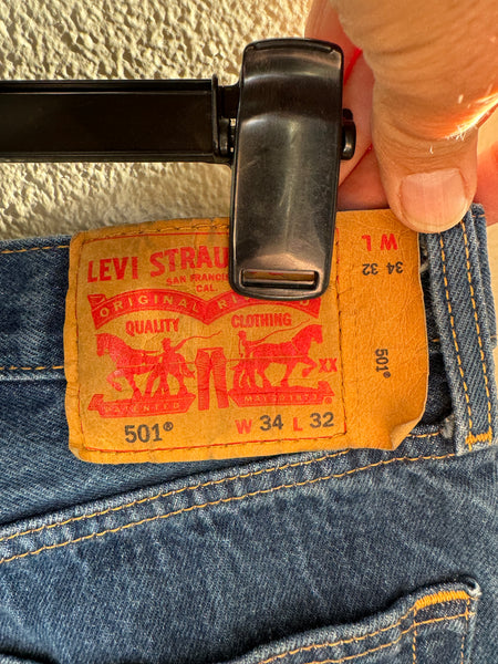 Levi Men's 501 Jeans Size 34x32