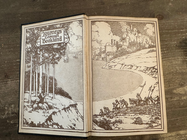 1909 Journeys Through Bookland inside cover