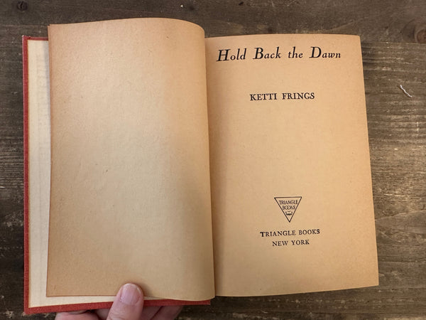 1943 Hold Back the Dawn title page
