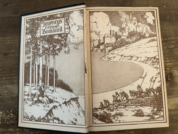 1909 Journeys Through Bookland inside cover