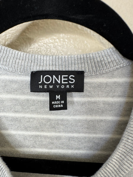 Jones New York Women's Gray Cardigan Size M