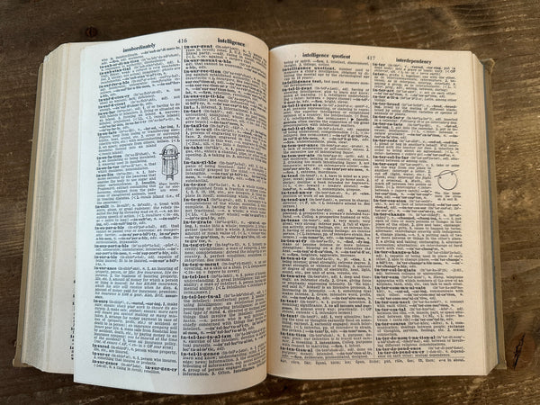 1951 Thorndike Barnhart Dictionary pages 416-417