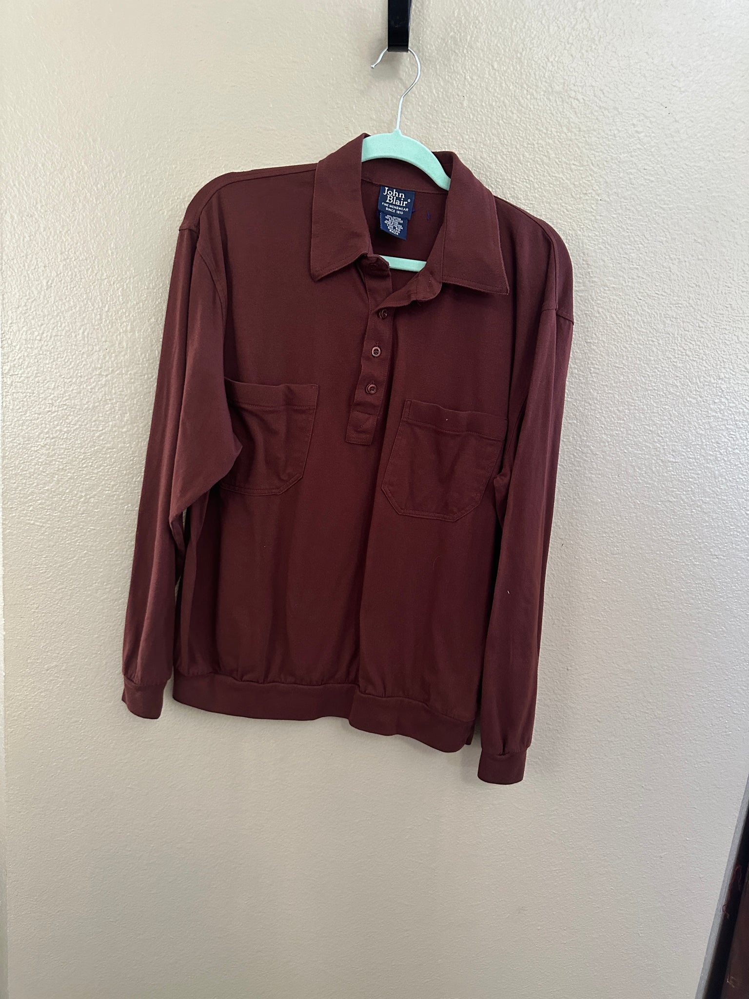 John Blair Long Sleeve Polo Shirt