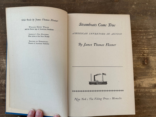 1944 Steamboats Come True title page