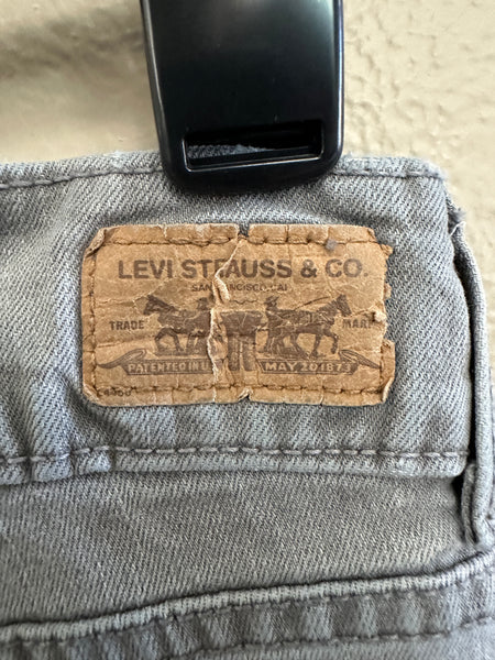 Levis 526 Slender Straight Gray Jeans