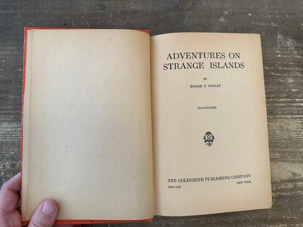 Adventures on Strange Islands title page