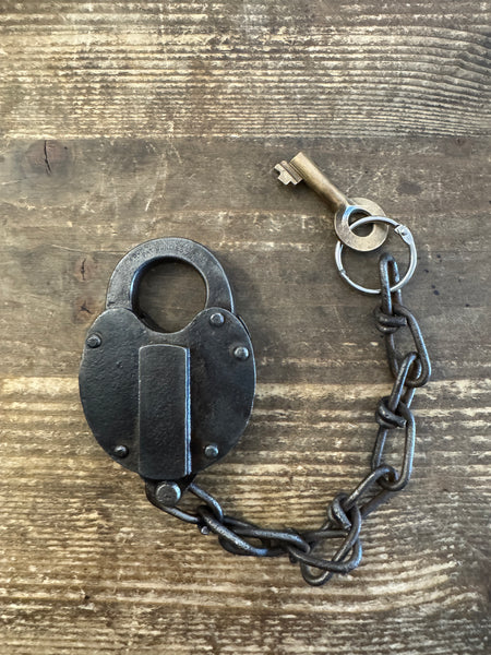 Rare 1800s New York Central Railroad Padlock