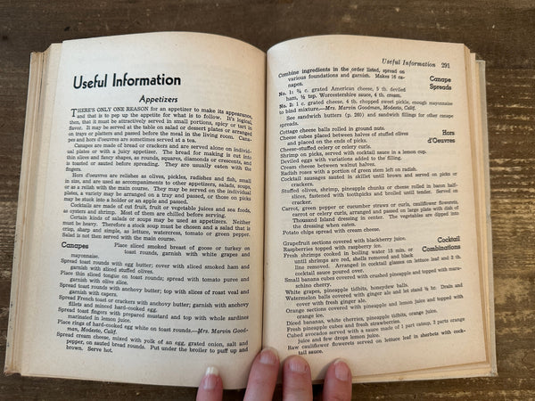 1948 Inglenook Cookbook inside pages
