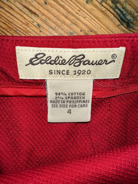 Eddie Bauer Red Skirt