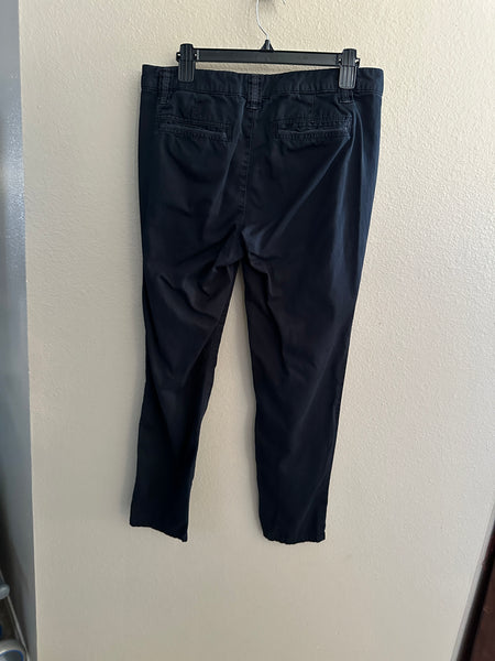 JCP Boyfriend Chino Crop Black Pants