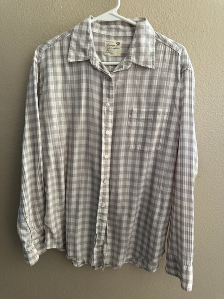 American Eagle Outfitters Women's Button-Down Blouse