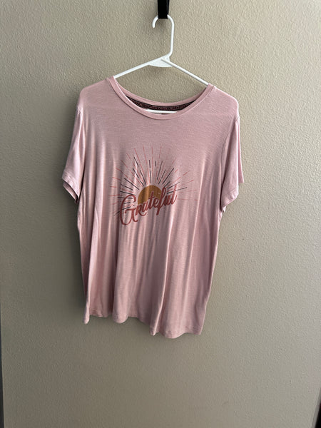 Knox Rose Pink Grateful T-Shirt