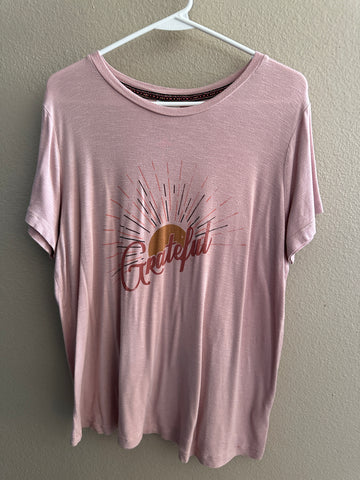 Knox Rose Pink Grateful T-Shirt