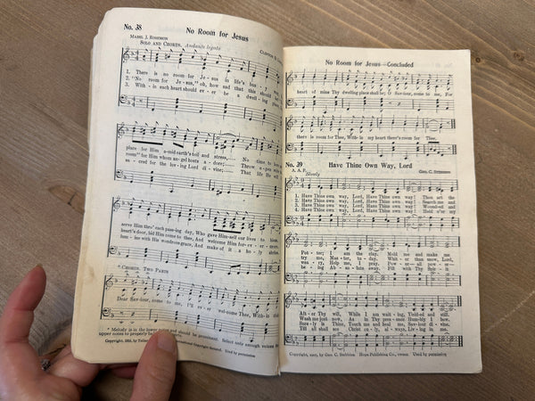 1923 Missionary Volunteer Songs pages 38-39