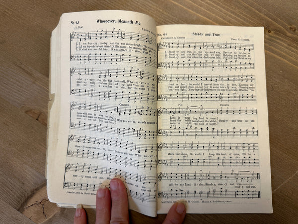 1923 Missionary Volunteer Songs pages 63-64