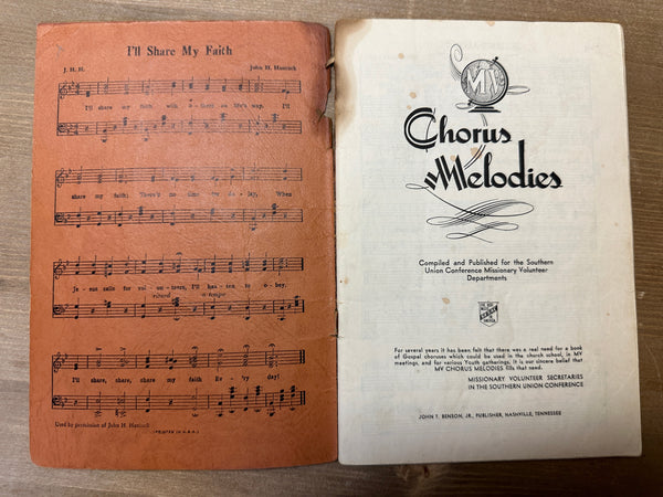 Chorus Melodies title page