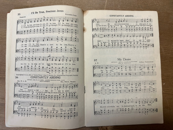 Chorus Melodies pages 35-36