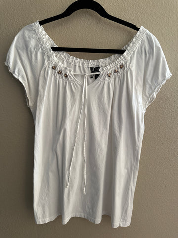 Molly Maxi White Blouse