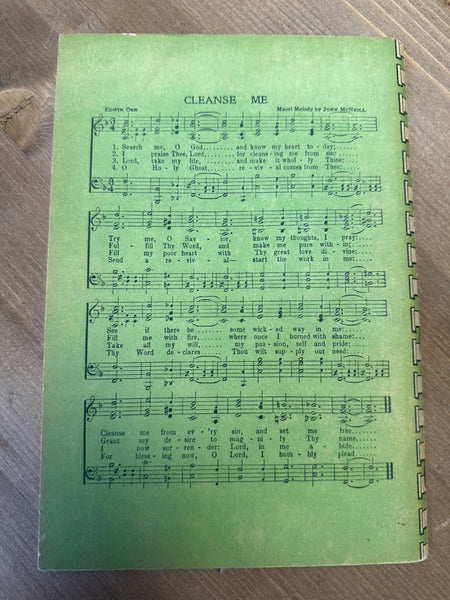 1948 Choir Favorites back cover