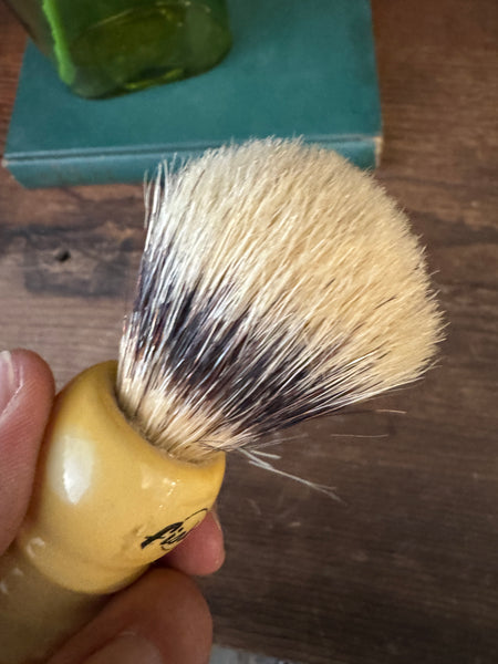 Vintage Fisker Shave Brush hair bristles 